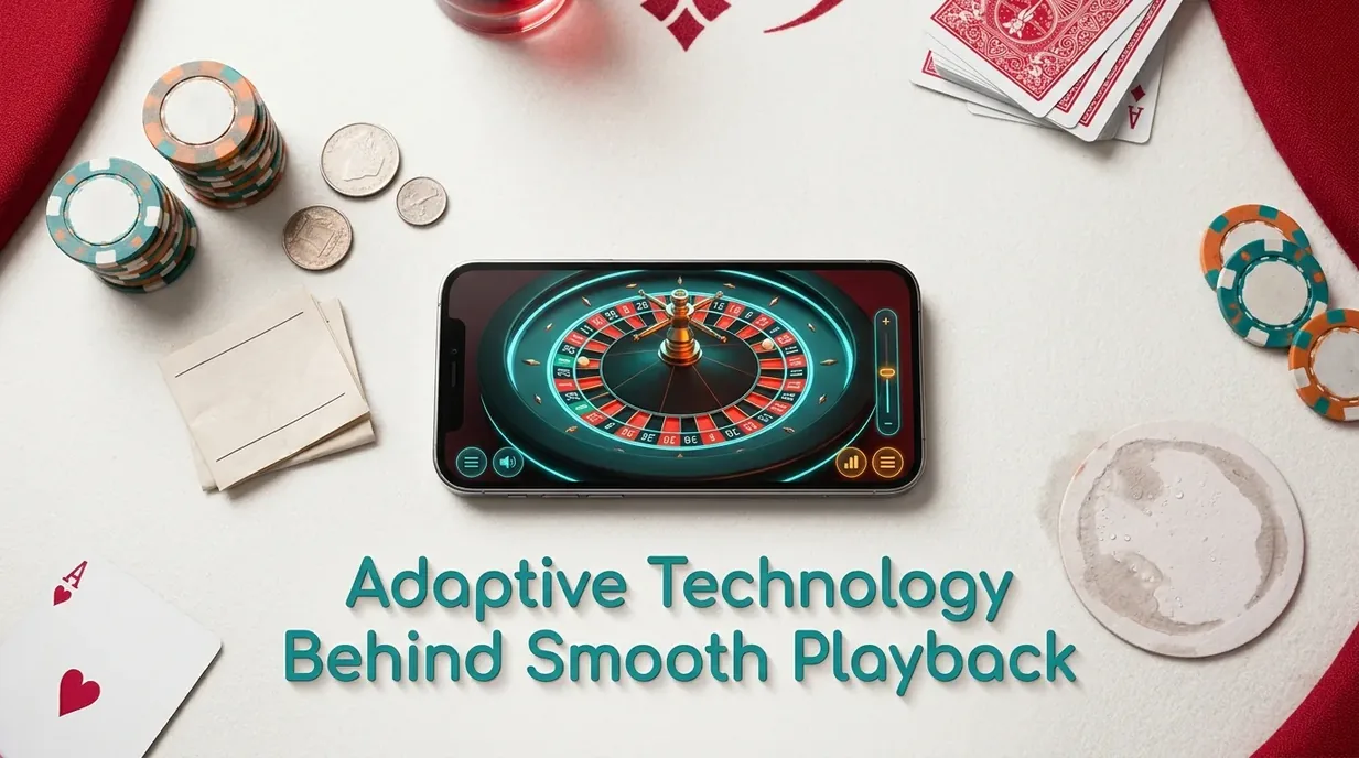 Smooth roulette wheel playback on a phone screen